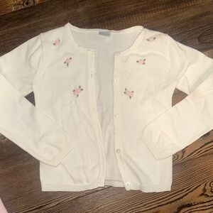 Edgehill Collection Cream Knit Cardigan